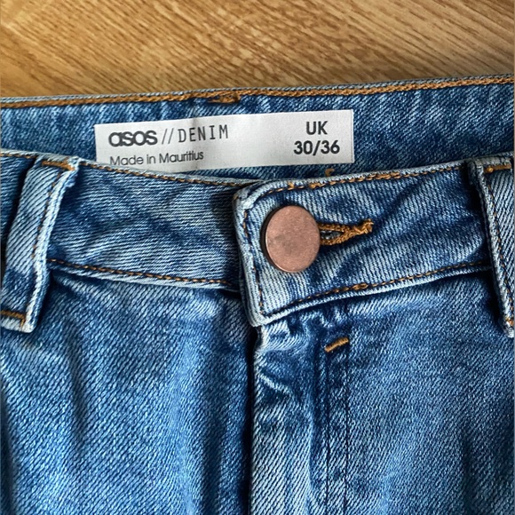 ASOS DESIGN Tall straight leg jeans in light blue - Picture 2 of 4